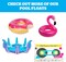 Giant Balloon Animal Pool Float, Over 4' Wide, Fun Inflatable Floatie Tube, Blow Up Swim Ring, Outdoor Summer Pool Party Water Toy